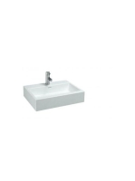 Laufen Living City kerámia mosdó 60x46 cm három csaplyukkal és túlfolyóval, fehér H8174330001081