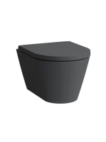 Laufen Kartell by Laufen Compact fali WC csésze mélyöblítéssel, Rimless, matt grafit H8203337580001