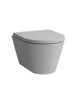 Laufen Kartell by Laufen Compact fali WC csésze mélyöblítéssel, Rimless, matt szürke H8203337590001