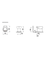 Laufen Florakids gyerek álló WC csésze alsó kifolyással, fehér H8220370000271