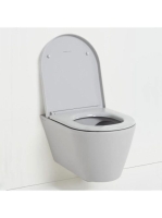 Laufen Kartell by Laufen álló WC csésze mélyöblítéssel, Rimless, matt szürke H8233377590001