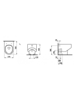 Laufen Sonar perem nélküli álló fehér WC H8233410000001