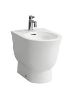 Laufen The New Classic falhoz illeszthető álló bidé LCC bevonattal, fehér H8328514003021