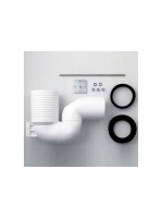 Jika/Laufen vario lefolyókönyök WC csészéhez függőleges kifolyáshoz, 220-350 mm távolságra H8990250000001