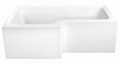 M-Acryl Linea Aszimmetrikus kád 170 x 70 x 85 cm