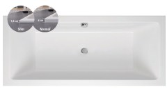 M-Acryl Sabina Slim Egyenes kád 170 x 75 cm