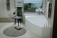 M-Acryl Claudia Aszimmetrikus kád 170 x 115 cm