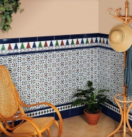 Mainzu Ceramica Arabesque Alhambra Csempe és Padlólap