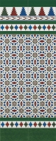 Mainzu Ceramica Arabesque Alhambra Csempe és Padlólap