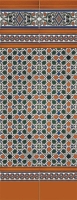 Mainzu Ceramica Arabesque Nerja Csempe és Padlólap
