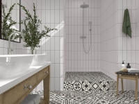 Mainzu Ceramica Solid White Csempe és Padlólap