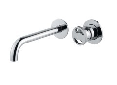 Bugnatese Millenovecinquanta 4646SC - fal alatti mosdócsaptelep 22 cm kifolyóval klikk-klakk