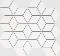 31x26,5 White R matt mozaik