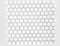 26,1x30,6 White S H matt mozaik