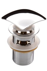 Deante Click-Clack négyzet alakú leeresztő átfolyóval 