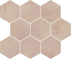 Opoczno mozaik Opoczno Arlequini mosaic hexagon mozaik