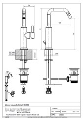 Bugnatese Orion 5623 - bidet csaptelep leeresztővel