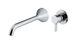 Bugnatese Orion 5645 - fal alatti mosdócsaptelep 21 cm kifolyóval