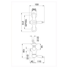 Bugnatese Oxford 6338 - zuhanycsaptelep test