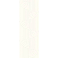 Paradyz Puris White Ultramat Dekor B dekorcsempe 29,8x89,8 cm