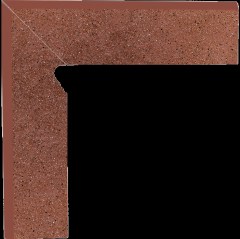 Paradyz Taurus Brown Lewy  lábazati elem 8,1 x 30