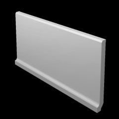 Paradyz Bazo Grys Monokolor Mat lábazati elem 10 x 19,8