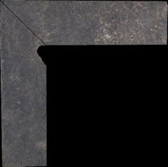 Paradyz Viano Antracite Lewy lábazati elem 8,1 x 30