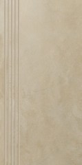 Paradyz My Way Tigua Beige Mat lépcsőlap 29,8 x 59,8