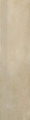 Paradyz My Way Tigua Beige Mat lépcsőlap 29,8 x 119,8