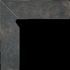 Paradyz Scandiano Brown Lewy lábazati elem 8,1 x 30