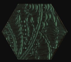Paradyz Urban Colours Green Inserto Szklane Heksagon dekorcsempe 17,1 x 19,8