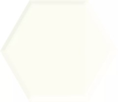 Paradyz Uniwersaly Heksagon White Str Pol falicsempe 19,8x17,1 cm