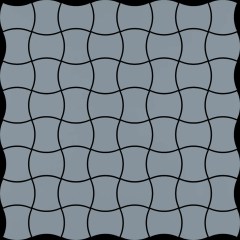 Paradyz Modernizm Blue mozaik 30x8x30,8 cm