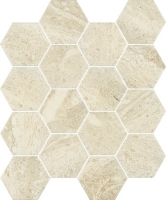 Paradyz Sunlight Stone Beige Hexagon mozaik 22x25,5 cm