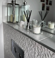 Porcelanosa Dubai White Falburkolat | Csempék és Padlólapok