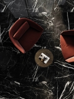 Porcelanosa Marquina Black Xlight Kőhatású járólap