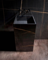 Porcelanosa Nylo Noir Xlight Falburkolat | Csempék és Burkolatok