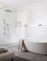 Porcelanosa Oxo Line Blanco Falburkolat | Csempék és Járólapok