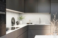 Porcelanosa Glem White Xlight Konyhai burkolólap