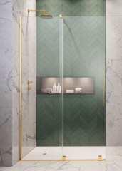 Radaway Furo Gold Walk-in 110 jobb Walk-in zuhanyfal