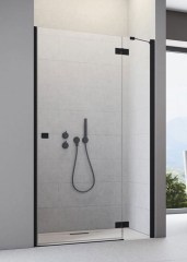 Radaway Essenza New Black DWJ 120 J fekete zuhanyajtó