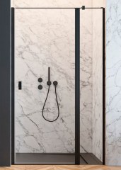 Radaway Nes DWJ II 120 J fekete zuhanyajtó