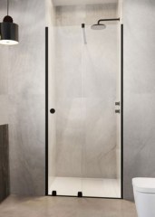 Radaway Furo Black DWJ RH 100 J fekete zuhanyajtó