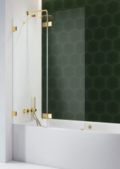 Radaway Essenza Pro Gold PND II 110 J arany kádparaván