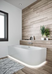 Riho Desire Corner Led P különleges kád 184x84 cm