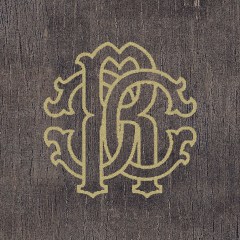 Roberto Cavalli The Wild Spirit Wood Logo Dark dekorcsempe 20x20 cm