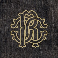 Roberto Cavalli The Wild Spirit Wood Logo Noir dekorcsempe 20x20 cm