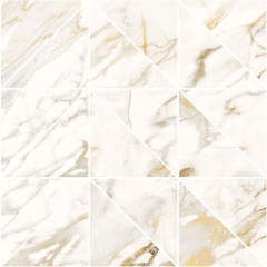 Roberto Cavalli Lush Calacatta Oro Triangoli mozaik 29,8x29,8 cm