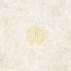 Roberto Cavalli Metal Soul Logo Araldico Platinum padlólap 80x80 cm