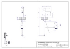 Bugnatese Smart 2113 - mosdócsaptelep leeresztővel
